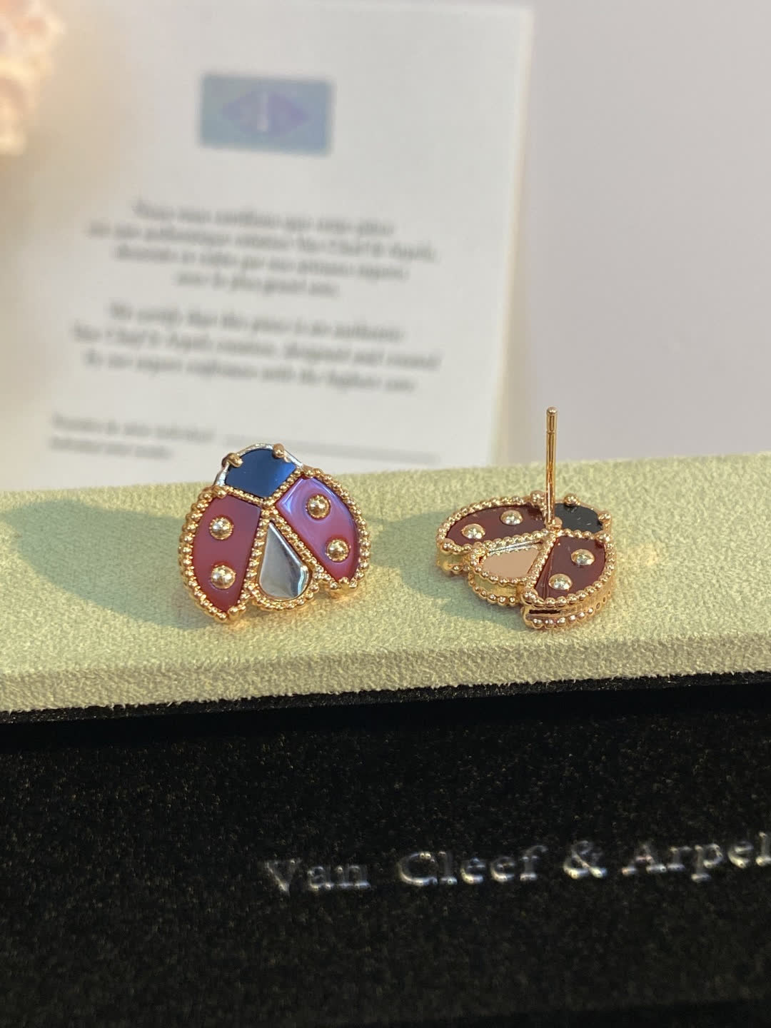 Van Cleef & Arpels Ladybug Earrings